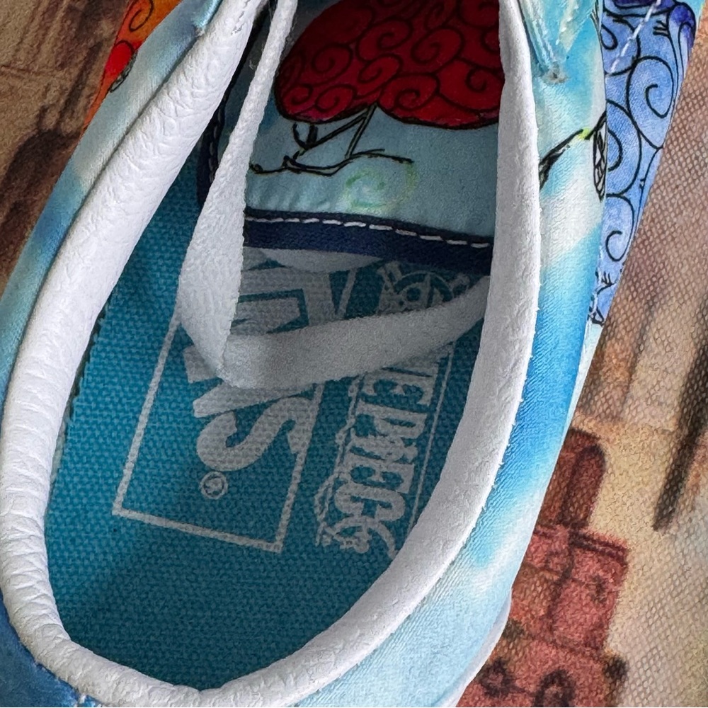 Vans x One Piece Devil Fruit Lace up Vans, Women's 8, One Piece Anime Collab❤️ - Picture 4 of 10